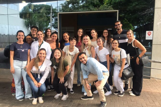 Visita dos alunos FAMEU 4°Período, ao Hospital do Câncer em Uberlândia