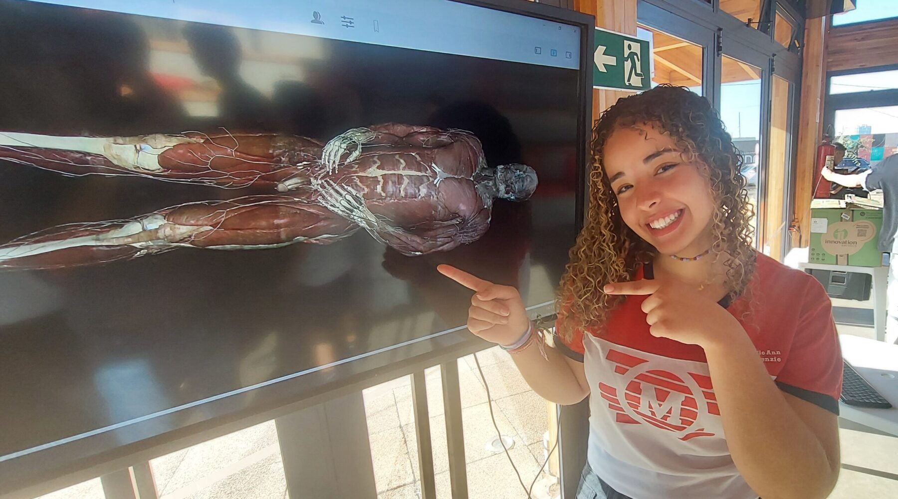 Letícia Fabiano, 16 anos. “Vou guardar para o resto da minha vida”.