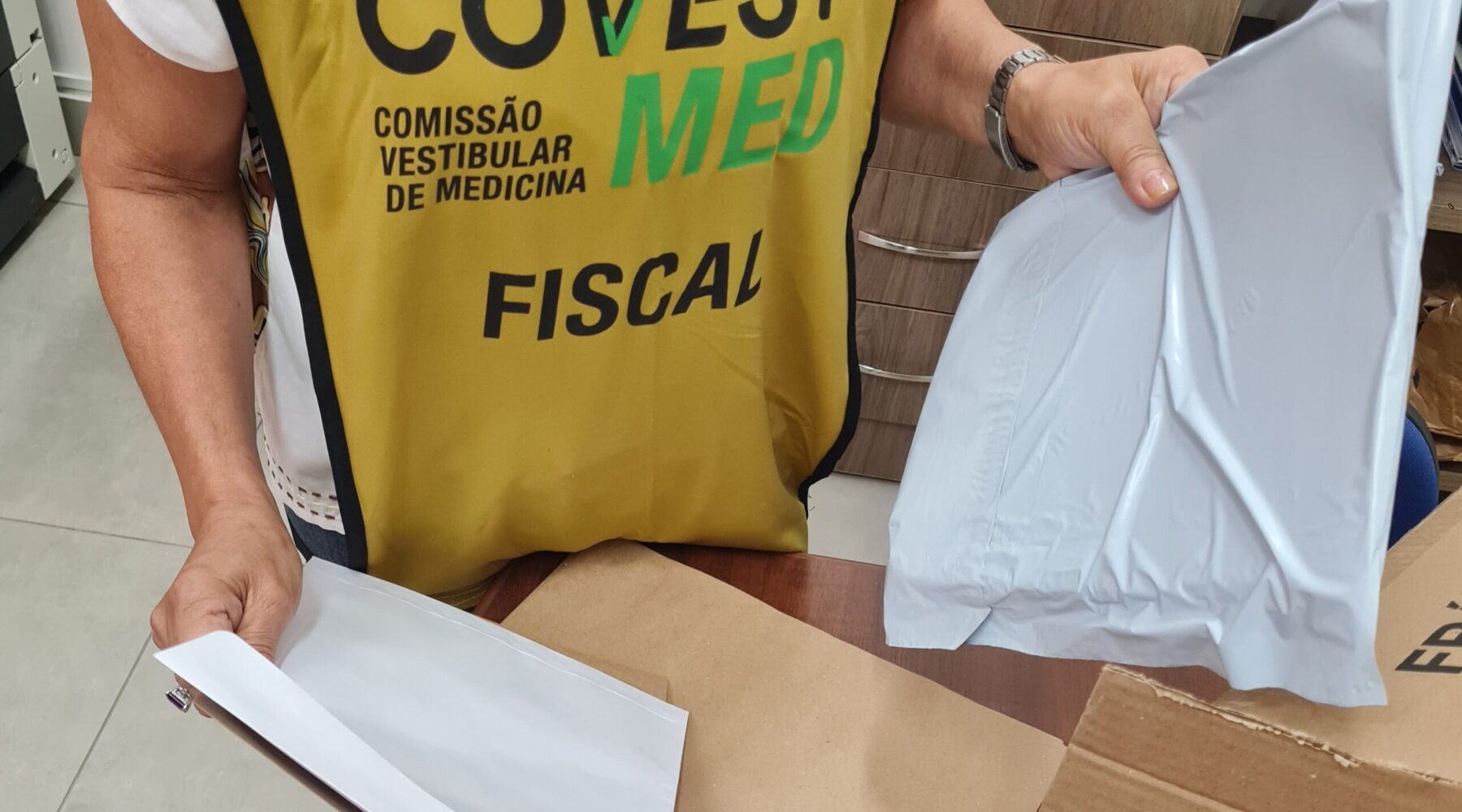 Prova do vestibular de Medicina avaliou o conhecimento dos candidatos
Foto: divulgação