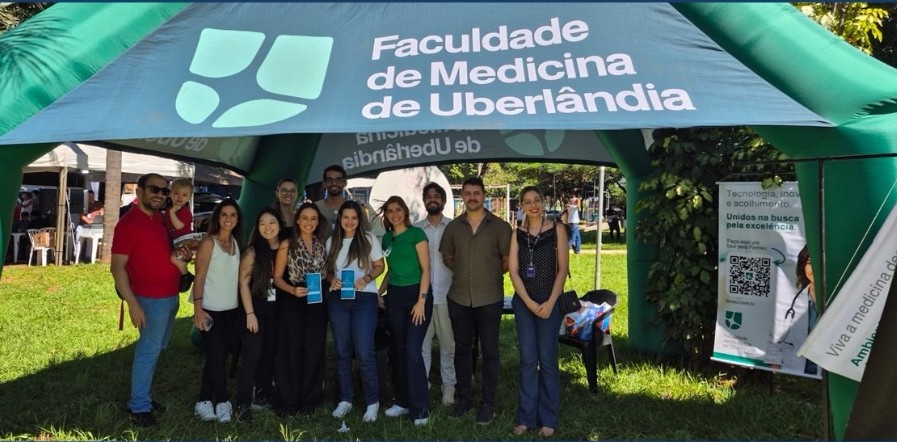 projeto Fameu Alunos da FAMEU em contato com o público: medicina humanizada para o futuro /
imagem: divulgação